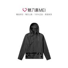 Куртка moncler/蒙口 盟可睐 男士黑色按扣连帽衫
