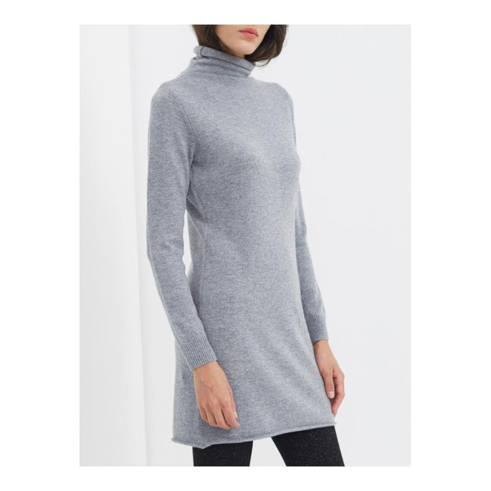 WDLS Vidolas nhiều màu sửa chữa khí đống cổ áo phụ nữ dài mùa thu / mùa đông áo len cashmere áo len đáy