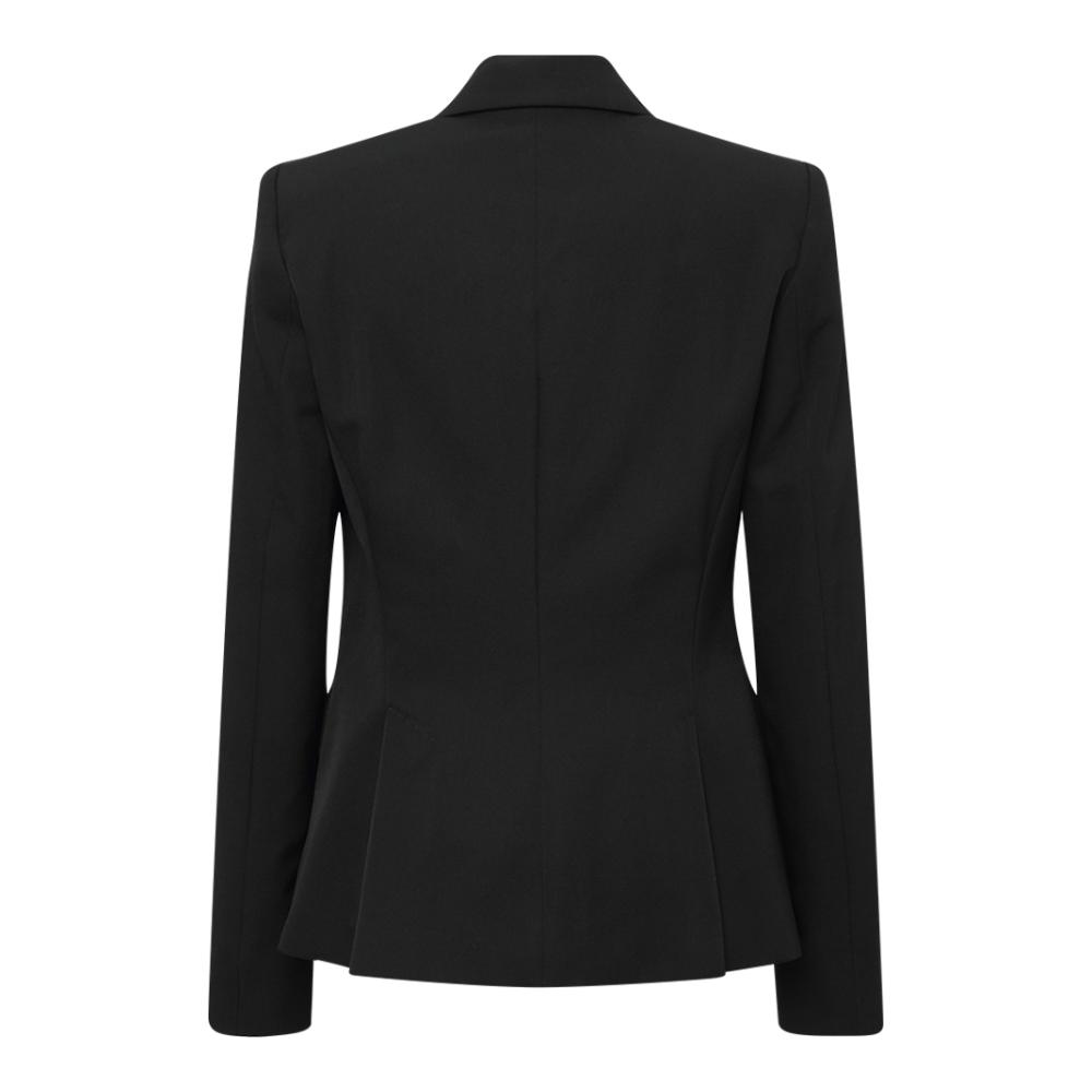 Stella McCartney BÔNG BLACK DOUBLE-NÚT EDION POCKET vai WOMENS JACKET