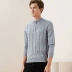 WDLS nhiều màu nửa cổ cao dây kéo áo len nam mùa thu cashmere áo len dệt kim áo len nam - Hàng dệt kim Hàng dệt kim