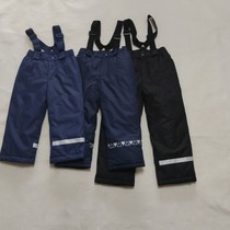 Foreign trade Single-end goods in childrens ski pants Outdoor cotton pants Straps detachable soft and comfortable and waterproof playing snow without pocket