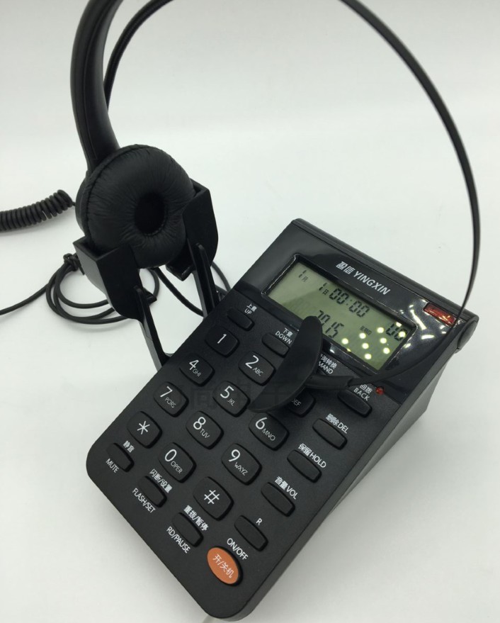 Yingxin headset telephone traffic telephone landline customer service headset telephone call center computer recording telephone