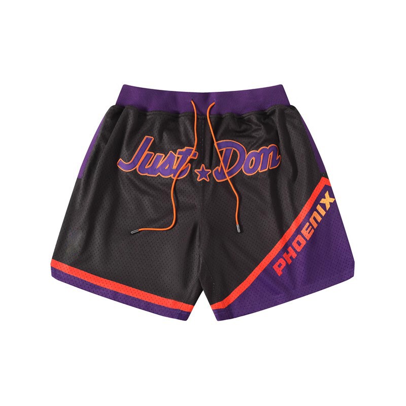 Roaring Little Eyes Just Don Jd Phoenix Suns Embroidered High Street Mesh Basketball Shorts
