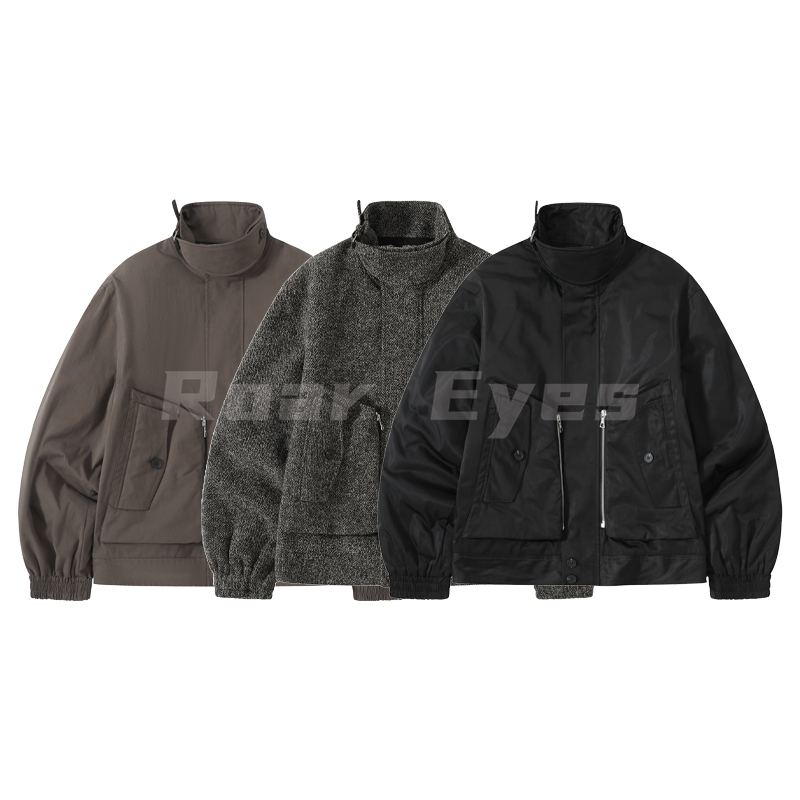 Roaring Little Eyes Driesvannoten 25Fw Venice Wool Nylon Zipper Dvn Jacket