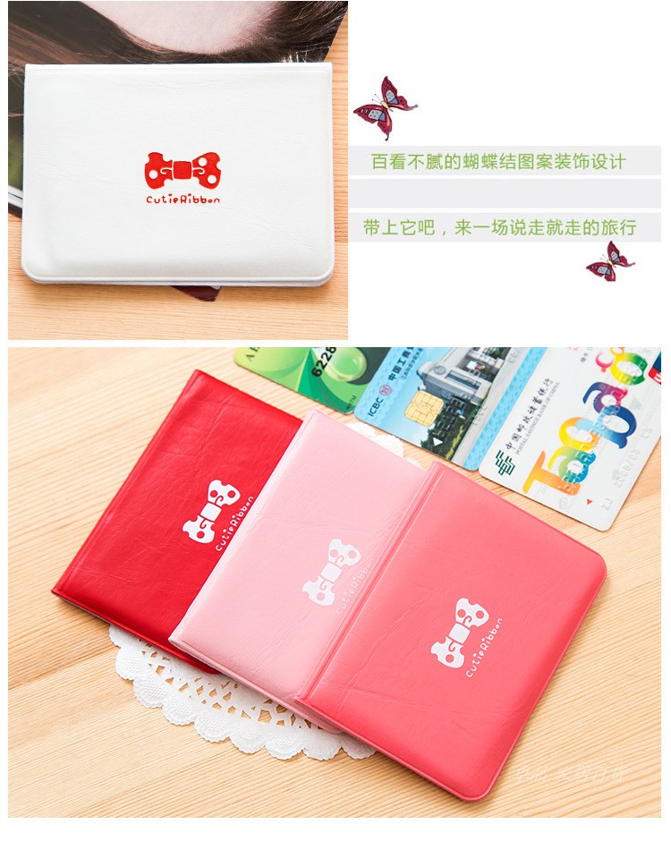 Gói thẻ kinh doanh nam và nữ Hàn Quốc bộ thẻ đa thẻ nhỏ chủ thẻ kinh doanh siêu mỏng gói thẻ nhỏ dễ thương ví đựng thẻ minni kháng nước