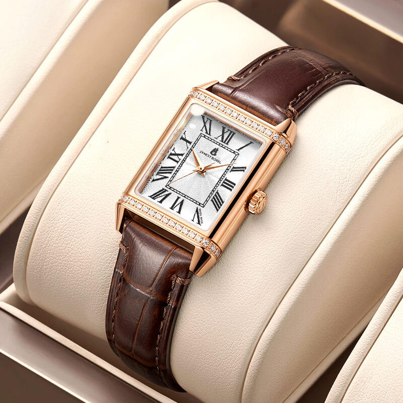 Swiss Yipo Road (Yongsheng romantic) leather belt small square table retro temperament quartz watches Watches Women Watches
