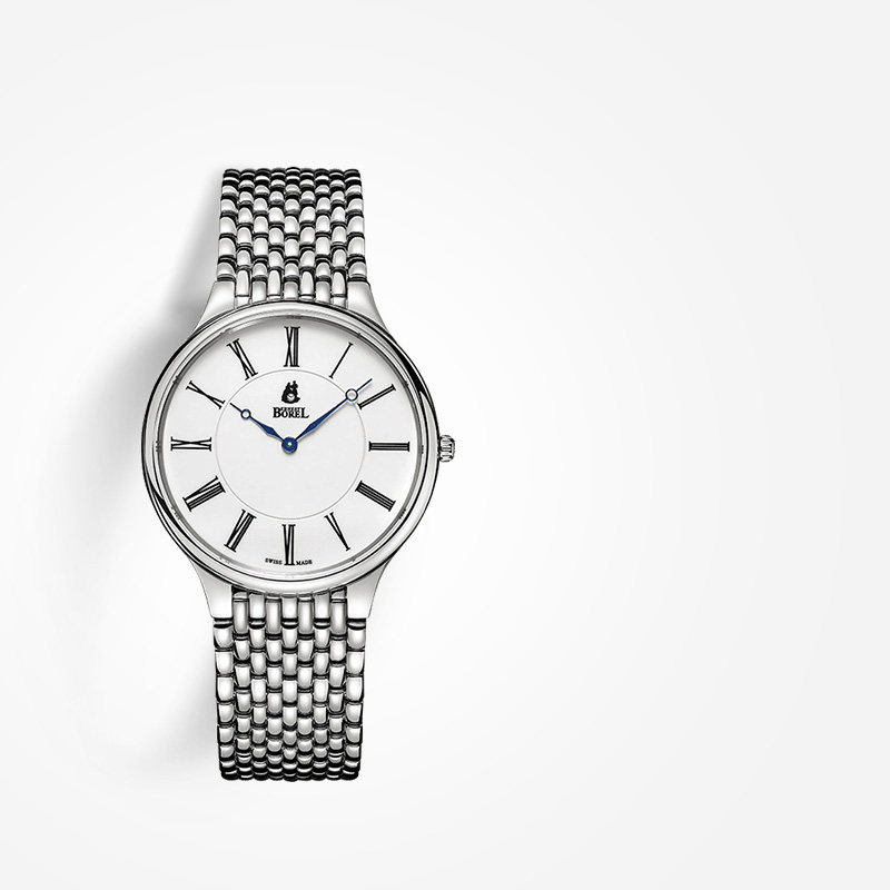 ERNESTBOREL Ernest Borel watch men's steel strap round men's watch quartz watch imported from Switzerland