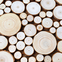 (Original wood chips) original wood chips hand-painted pine chips hand-made diy auxiliary materials photo frame Christmas decoration materials dried flowers