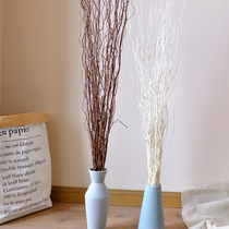 (Dragon willow dry branch)Dragon willow set Ash willow dry branch Entrance dry flower bouquet Natural branch Living room decoration flower arrangement