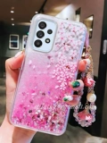 Samsung, совместимый окрашенный силиконовый чехол для телефона, S24, S23, S22, S21, S20, S24, браслет, GalaxyA54, A55, женский стиль, A51, защита при падении, A32, A52, A73
