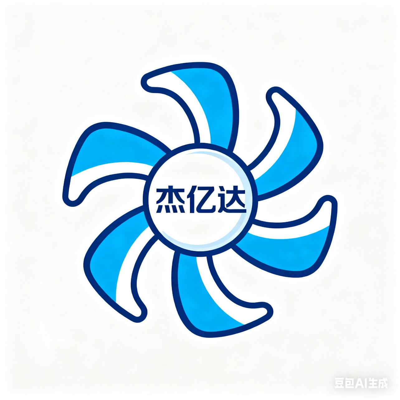 杰亿达散热风扇的LOGO