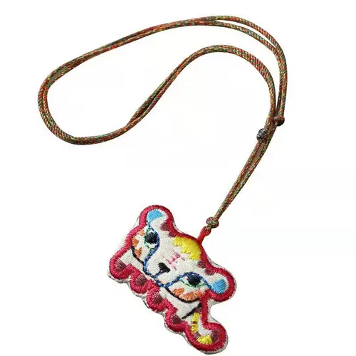 Детская натуральная подвеска для взрослых, природная руда, китайский гороскоп, цвета киновари