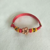 Детский браслет из красной нити, оберег на день рождения подходит для мужчин и женщин, браслет с одной бусиной