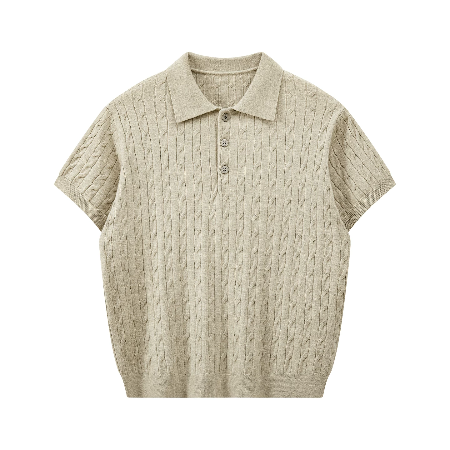 Ретро-к knitted polo, футболка с коротким рукавом, oversize