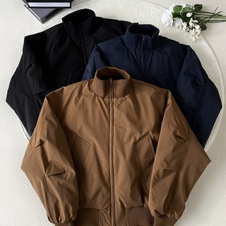 悟空有货美式90白鸭绒立领廓形羽绒服男潮牌冬季保暖百搭情侣外套