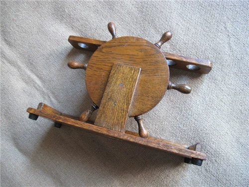 Британский импортный старый модный дубовый ведро классический дизайн руля лодки