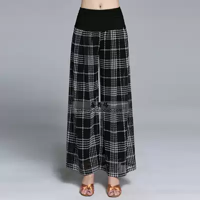 Xinwuge women's dance pants practice pants Spring and summer Latin dance pants dance pants pants social dance wide-legged pants can be flat