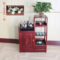 Solid Wood Chinese Tea Water Cabinet Wine Water Cabinet Living-room Home Dining Side Cabinet Lockers Tea Table Side Cabinet Office Bucket Cabinet