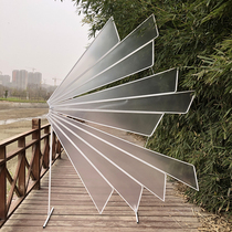 New Wedding Props Butterfly Dance Background Wedding Stage Decoration Fine Screen Iron Art Solid Cling Film Wings Swing