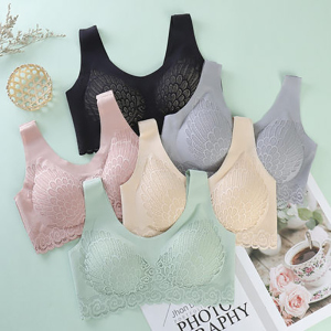 防螨抑菌泰国乳胶无钢圈聚拢文胸