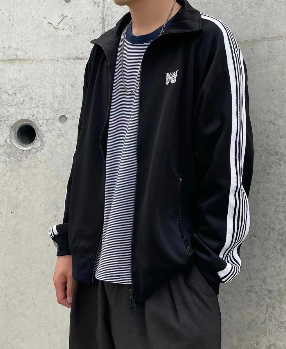 日系复古风潮来袭！Needles Track蝴蝶刺绣ASAP边织带夹克，时尚