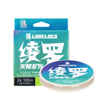 LURELOGS Lingluo ladder series fluorocarbon line sub-carbon sub-line Main Line sub-front wire fishing line 100m