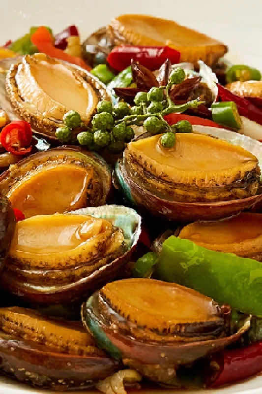 Beijing Dongzhimen Guijie Hu Da Restaurant Spicy Fried Abalone Spicy Q bomb Beijing can be delivered to SF Express nationwide