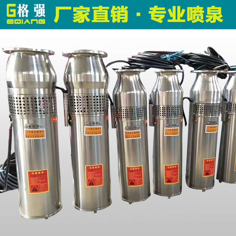 Gqiang Direct Sales Landscape Fountain Pumps Stainless Steel Cast Iron Music Cannon Springs with submersible pumps 380V horizontal centrifugal pumps