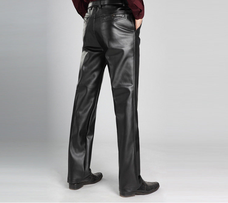 Pantalon cuir homme droit pour hiver - Ref 1483910 Image 24