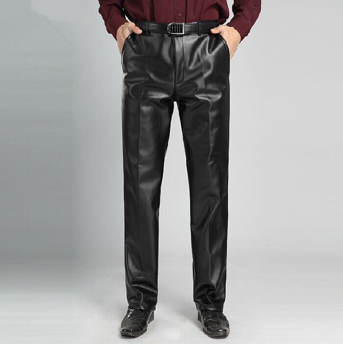 Pantalon cuir homme droit pour hiver - Ref 1483910 Image 26