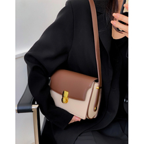 autumn ladies bag premium sensual shoulder armpit bag 2021 new autumn winter contrast color all match small square messenger bag women
