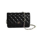 Цепь, барсетка, сумка на одно плечо, из натуральной кожи, в стиле Шанель, на цепочке, в западном стиле