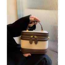 Autumn Lady Bag Kit Small Crowdsourced Design Retro Box Bag Women 2021 New Tide Hand Skew Satchel Shoulder Bag Makeup Bag