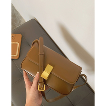 Autumn Lady Bag Package Advanced Sensation Retro Small Square Bag Armband Bag Woman 2022 Spring New 100 Lap Single Shoulder Diagonal Satchel Bag