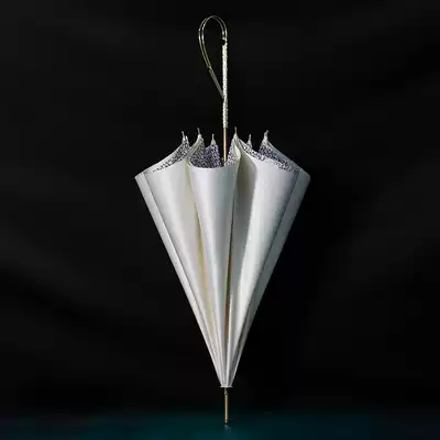 DanMunier creative mess double umbrella pure color umbrella design light luxury custom Umbrella art craft umbrella