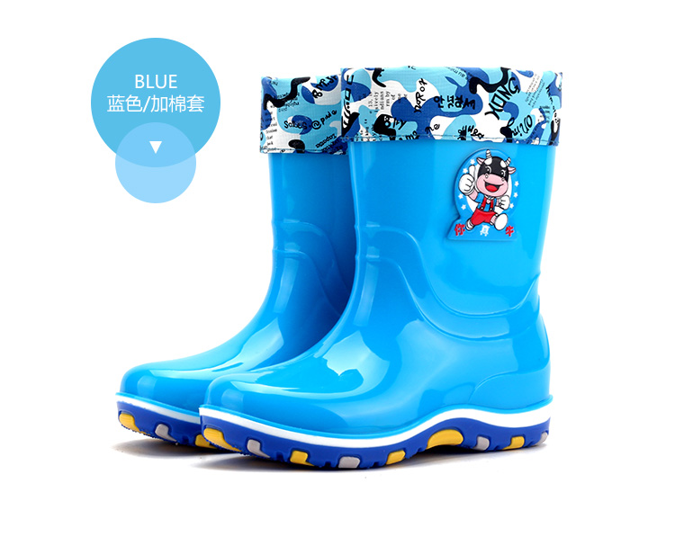 Bottines enfants en similicuir pour hiver - semelle plastique - Ref 1051165 Image 18