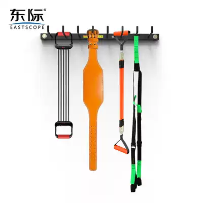 Dongji wall-mounted storage shelf Wall pylons Elastic rope rack Hanging with lanyard shelf Fitness display rack