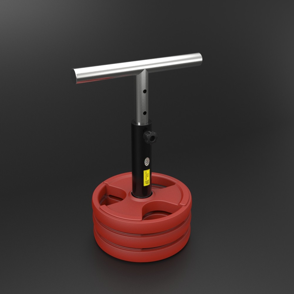 Dongji can be adjusted with T-type barbell sports ringbell for men and women arm muscle housefitness equipment to raise the handle