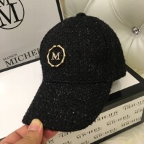 French Net red with autumn and winter New thick baseball cap female Korean hat black sun hat Joker cap