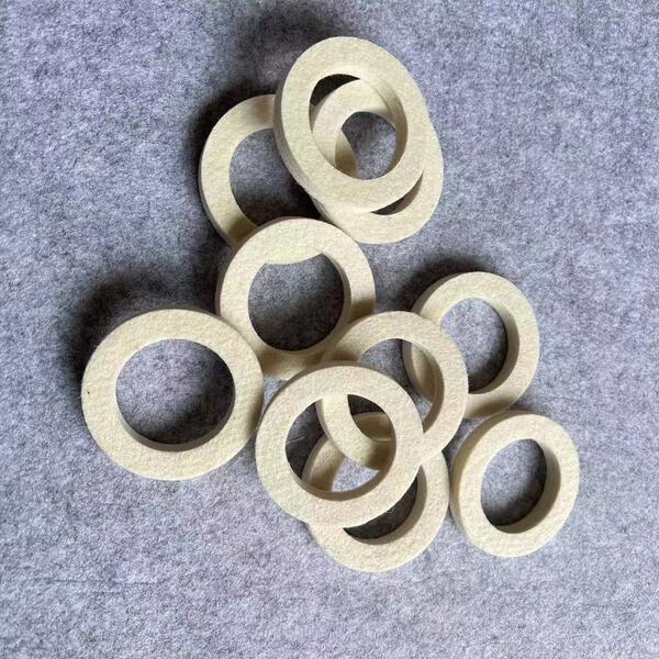 Industrial Wool Felt Sealing Ring Felt Ring Oil-Absorbing High Density Abrasion Resistant High Temperature Resistant Sealed Dustproof Felt Strips Pad