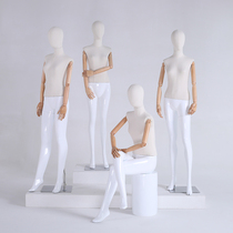 Huamei Clothing Store Model Props Female Full Body Human Body Window Display Womens Clothing Model Covered Cloth Movable Hand Model Stand