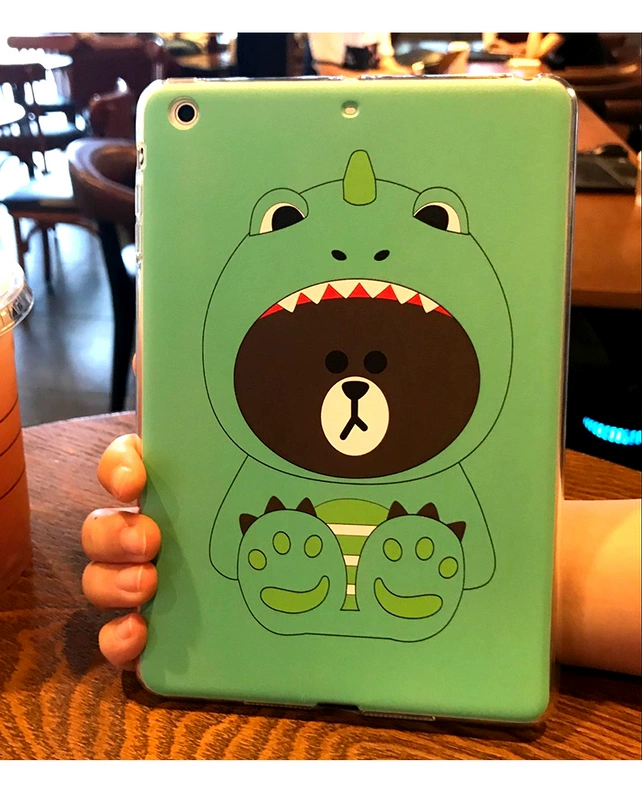 Ipad mini2 vỏ bảo vệ mini3 Máy tính bảng Apple mini 1 phim hoạt hình chống rơi vỏ 4 phụ kiện ốp lưng máy tính bảng samsung tab a