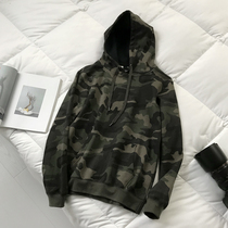 Camouflage vests female 2021 New Korean loose bf long sleeve military green pullover hooded top autumn coat tide