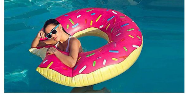 Donut bơi vòng nữ trưởng thành vòng đệm phao cứu sinh phao cứu sinh để tăng dày bơi vòng pha lê phao tập bơi cho bé