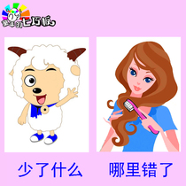 Whats wrong with the card? Whats wrong? Autism training card Childrens cognitive teaching aids ABA