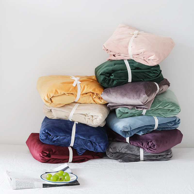 Autumn Winter Thickening WARM DAYS GOOSE DOWN BED LINEN BED HAT ANTI-SLIP MATTRESS SIMPLE PURE COLOR MAT DREAMS PROTECTIVE SLEEVE BED PAD