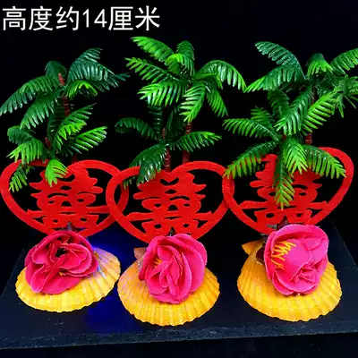 Hotel dining room plate decoration flower and grass plate decoration embellishment hot dish artistic conception chef pan head sashimi cold vegetable small flower