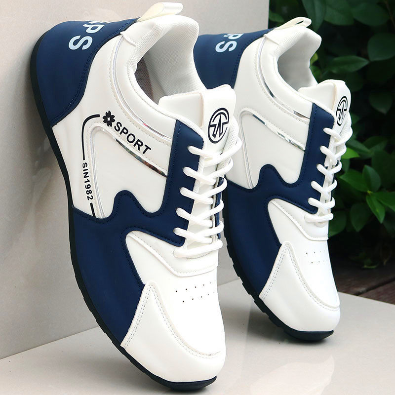 Qiao Zhou Men's Shoes Spring and Autumn New Casual Shoes Men's Shoes Lightweight Soft Sole Non-Slip Wear-Resistant Shock-Absorbing Running Sports Shoes