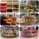 Retro Wooden Storage Box, Solid Wood Storage Box, Wooden Crate for Storage, Supermarket Fruit Display Box, Flower Box, Wooden Box