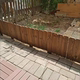 Curved shape fence indoor garden vegetable garden anti-corrosion wooden fence guard fence fence flower bed wall indoor and outdoor
